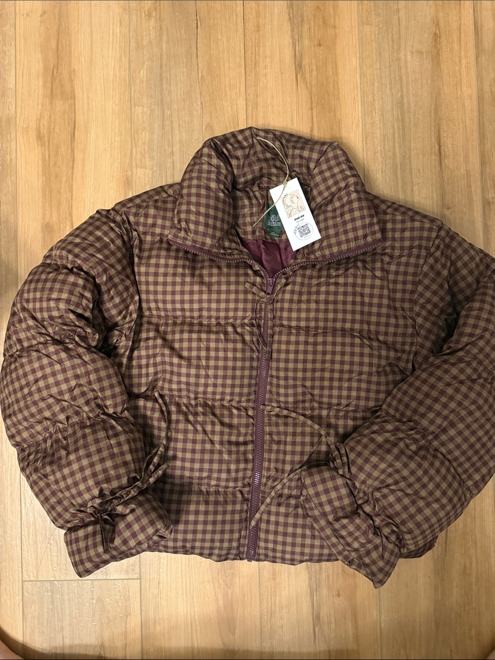 #320. Plaid Puffer Jacket